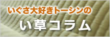 い草と向かい合い40年社長のい草コラム